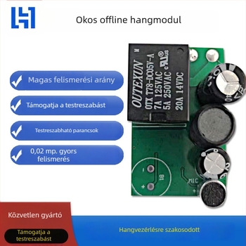 Okos otthon világítási modul hangfelismerővel, offline hangvezérléssel és fényerő-szabályozó kapcsolóval