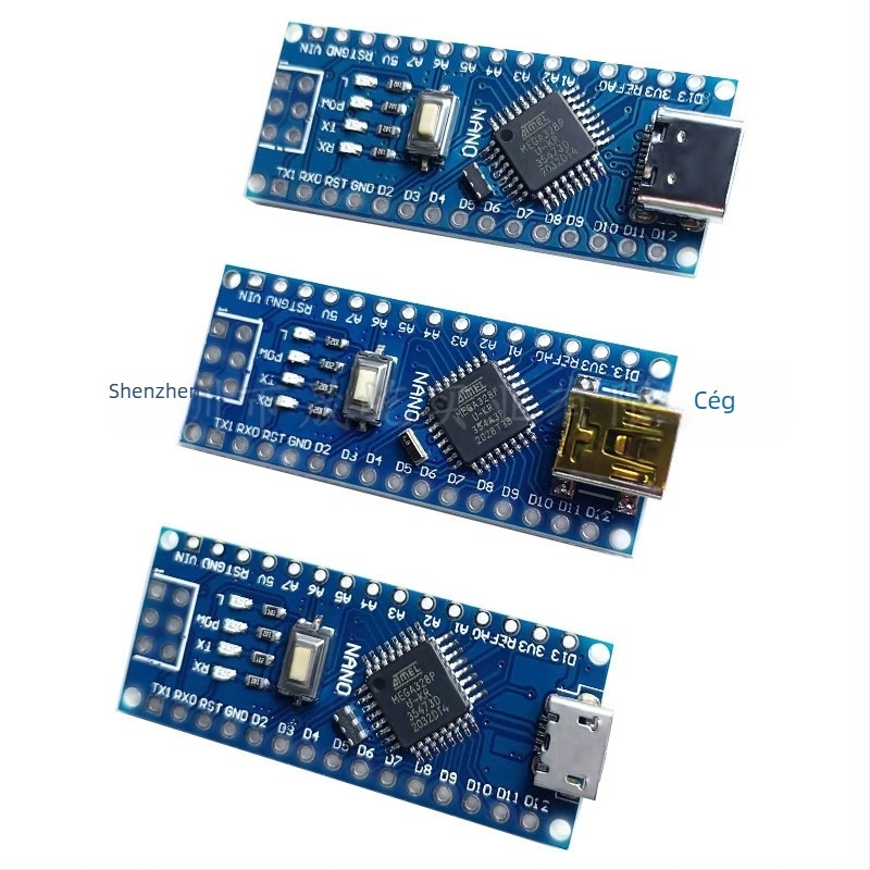 Nano V3.0 CH340 Fejlesztett ATmega328P Fejlesztőpanel Három USB Interfésszel