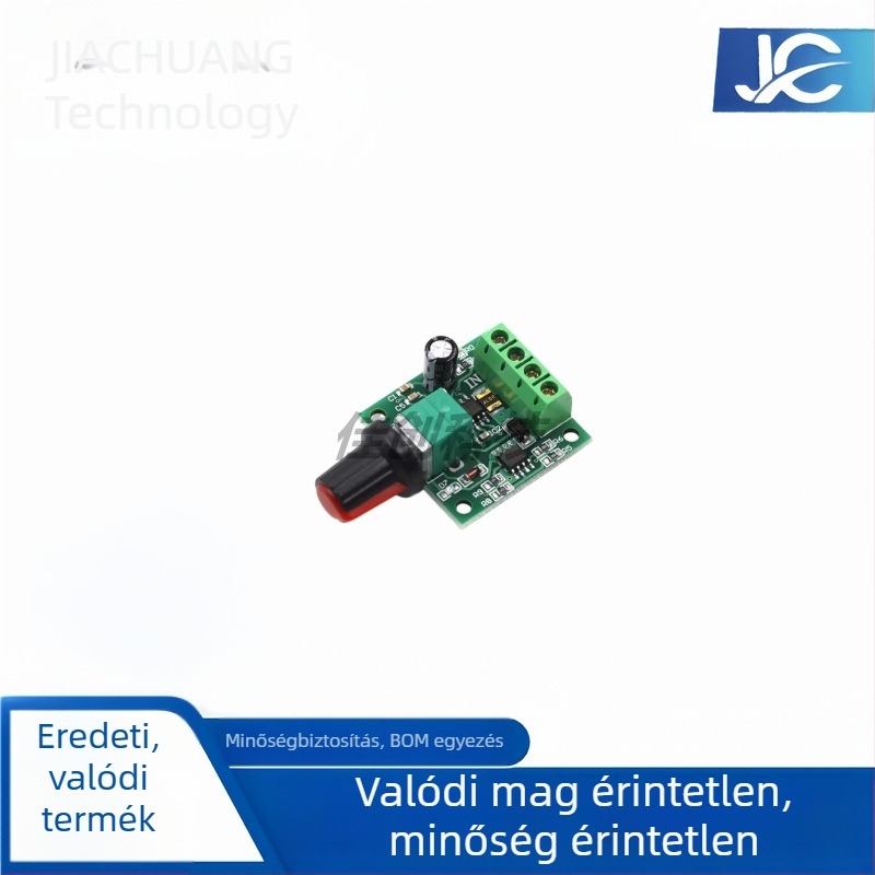 PWM DC motor fordulatszám-szabályzó, LED dimmelő modul, 3-35V, 10A