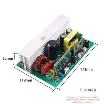 DC-AC inverter tiszta szinuszos hullámmal, nagy teljesítményű, 24V–220V, modul elektromos járműhöz