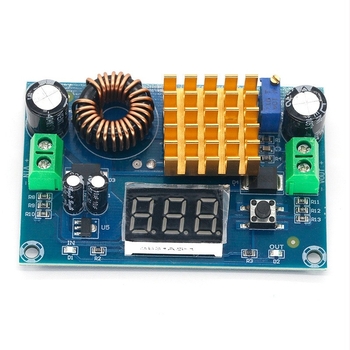 XH-M411 DC-DC boost konverter modul, nagy teljesítményű, kimenet 5-45V, 5A