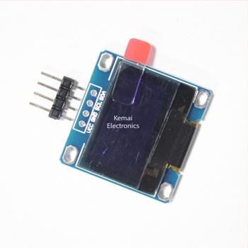 0,96 hüvelykes OLED LCD kijelző modul kék, 12864, 4-tűs csatlakozás, STM32/51-kompatibilis