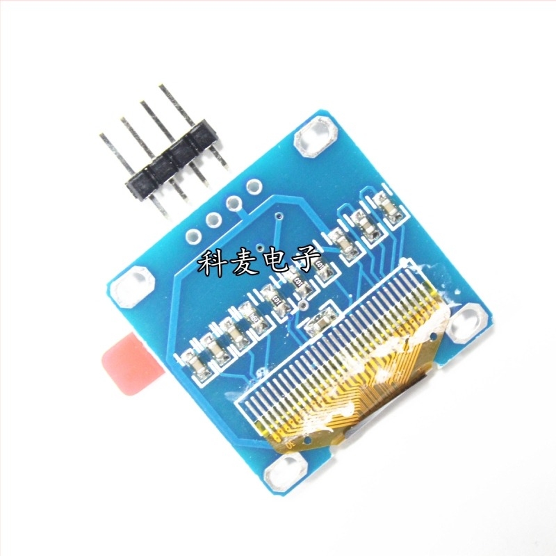 0,96 hüvelykes OLED LCD kijelző modul kék, 12864, 4-tűs csatlakozás, STM32/51-kompatibilis