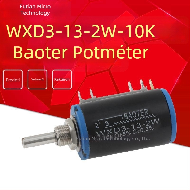 WXD3-13-2W-10K többszörös fordulású potenciométer 3,3k/4,7k/2,2k/22k/47k