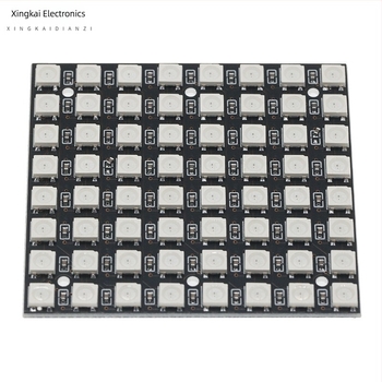 64-bites WS2812 5050 RGB LED beépített teljes színű meghajtóval fejlesztőpanel