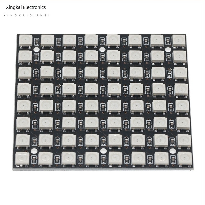 64-bites WS2812 5050 RGB LED beépített teljes színű meghajtóval fejlesztőpanel