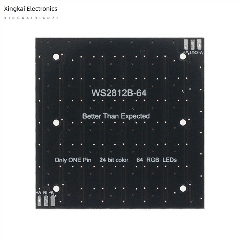64-bites WS2812 5050 RGB LED beépített teljes színű meghajtóval fejlesztőpanel