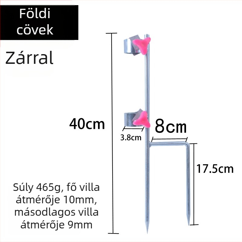 Földi szegek horgászbotokhoz és hálóoszlopokhoz, többfunkciós állvány horgásznapernyőhöz