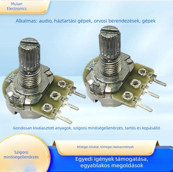 WH148 Egygombos potenciométer üvegszálas alaplappal — tartós, hőálló, hosszú élettartam