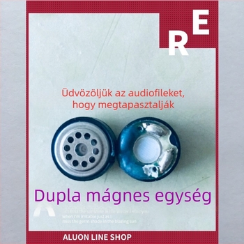 Két mágneses 10 mm hangszóró Bluetoothhoz és fejhallgatóhoz, mély basszus