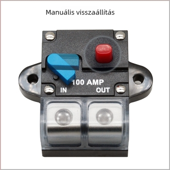 Beisuos CB-4/150A autóipari túláramvédő, kézi visszaállítású áramkör-megszakító és nagy teljesítményű audio biztosíték