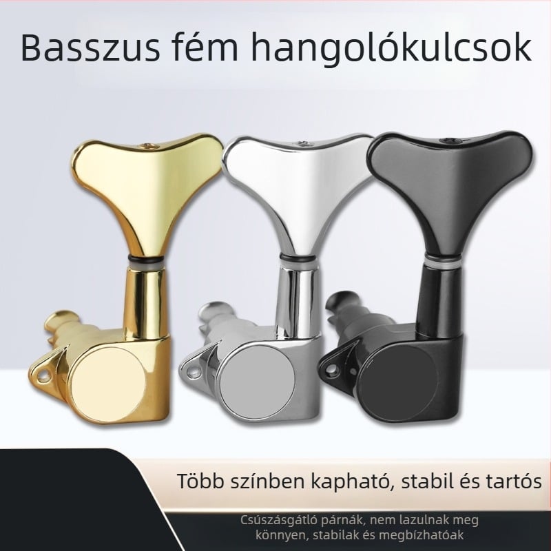 4 húros basszusgitár hangolóegységek, zárt kivitel, halfarok-stílus