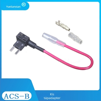Yue Leading ACS-B autóipari biztosítótábla automatikus visszaállítással, gyors működés, 32V/20A, 4.0 mm terminálok, 165 mm hosszú