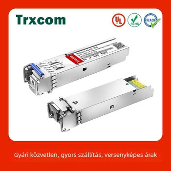 SFP optikai modul, 10G, kettős szálú, 40 km/80 km, LC-portos transzceiver modul
