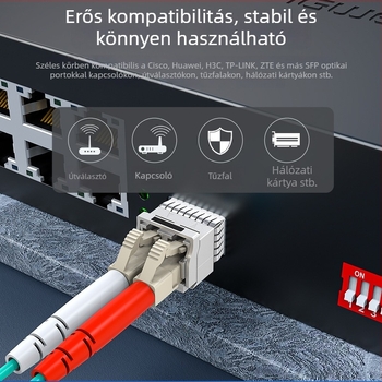 Win as 10G SFP optikai modul, multimodális, kettős szálú, 850 nm, LC csatlakozó, 300 m