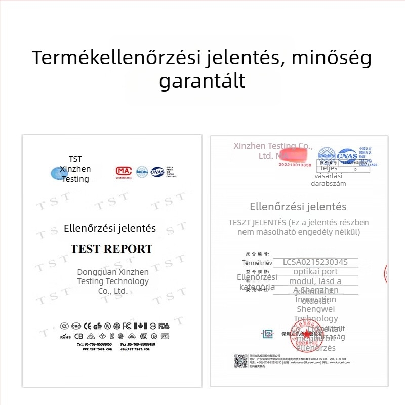 Win as 10G SFP optikai modul, multimodális, kettős szálú, 850 nm, LC csatlakozó, 300 m