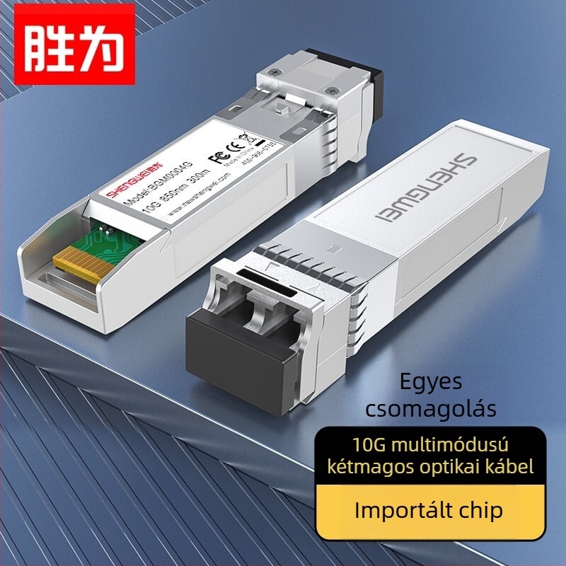 Win as 10G SFP optikai modul, multimodális, kettős szálú, 850 nm, LC csatlakozó, 300 m