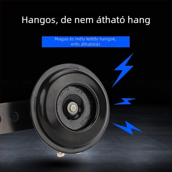 Univerzális elektromos járműharsona, 60 mm, 12–60 V, erőteljes hang