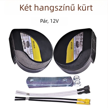 12V ultra vékony, vízálló autókürt, 120 dB
