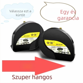 12V ultra vékony, vízálló autókürt, 120 dB