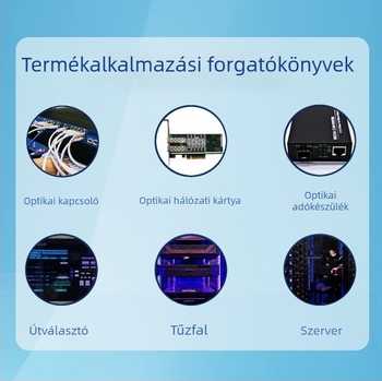 1x9 kétirányú egyszálas optikai transzreceiver modul, 20 km, SC/FC interfész, 3.3V