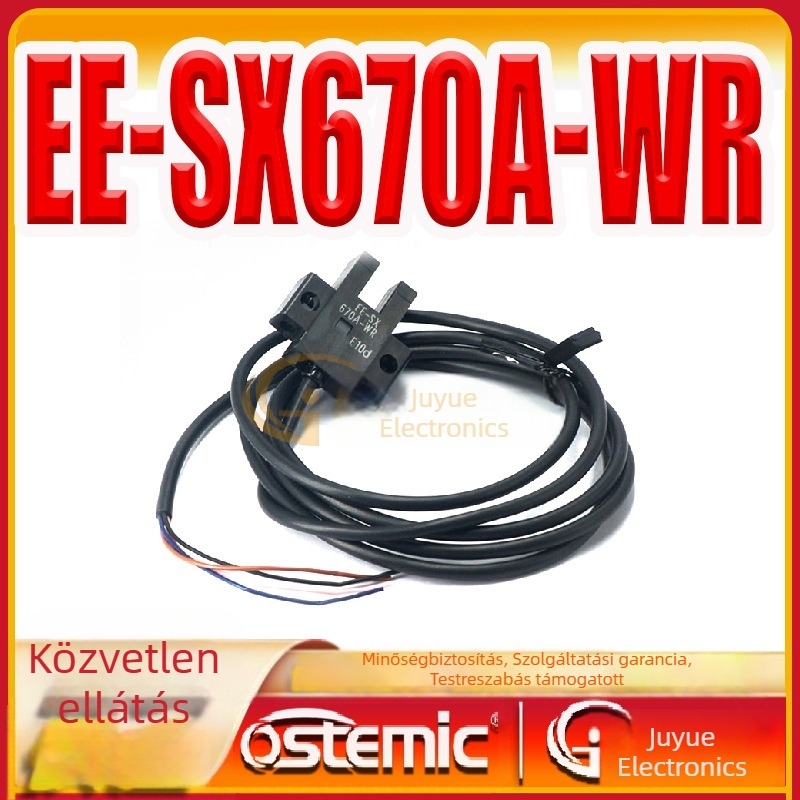 EE-SX670A slot típusú fotóelektrikus érzékelő, átvilágító U-típusú határérzékelő
