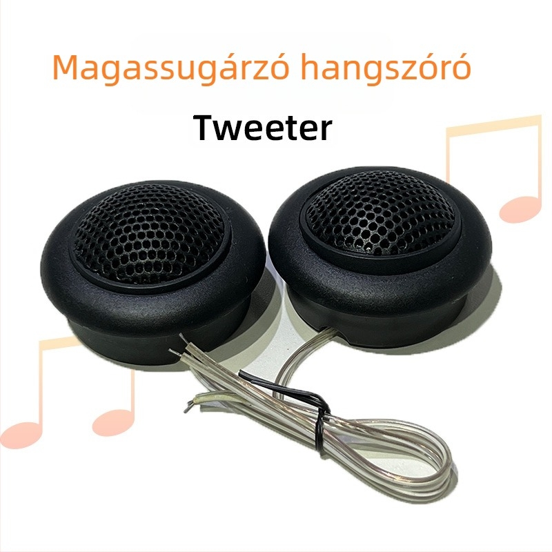 TS-T120 autóhangkeltő, magas frekvenciájú hangszóró, univerzális autóhangrendszerhez, 12-24V, 4Ω, 10W, 89dB, 5kHz-20kHz