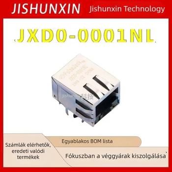 JXD0-0001NL Pulse Ethernet interfész LED-del és szűrővel, RJ45 hálózati port csatlakozó