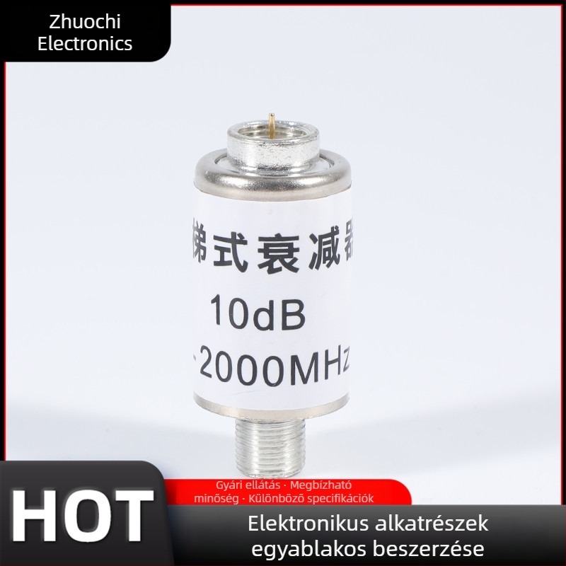 F-típusú lépéses attenuator és szűrő, fix attenuator-izolátor, 2/4/6/8/10 dB