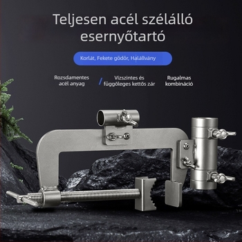 Úszó horgászplatform pontonnal és ernyő-tartóval