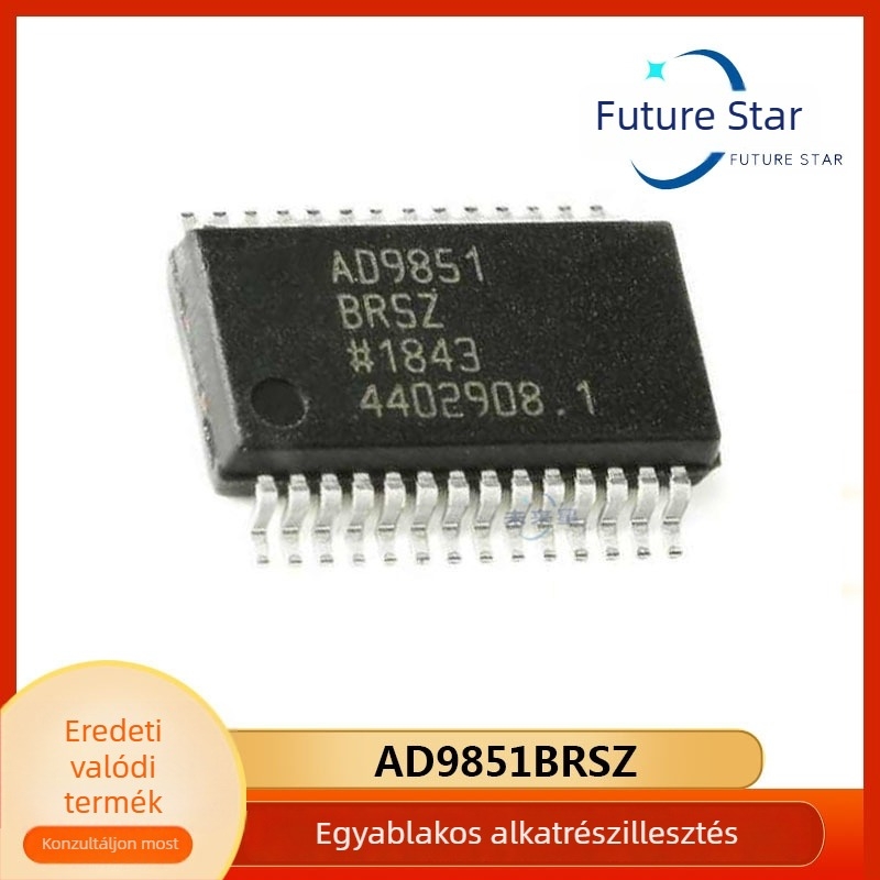 AD9851BRSZ SSOP-28 csomagú frekvencia-szintéző chip, interfész, elektronikai alkatrészek
