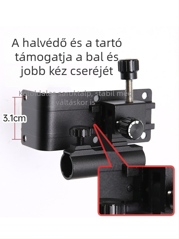 Horgász doboz tartozékok háromrészes készlet: alumínium-magnézium ötvözetű toronytartó és esernyő tartó