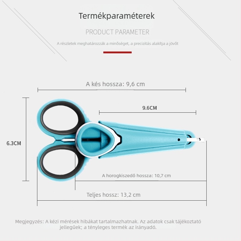 Rozsdamentes acélból készült horgászolló horogeltávolítóval, kompakt, többfunkciós olló ólomvédő és erős horgászati damil vágásához
