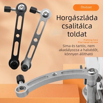 Universális etető tál tartó horgász dobozhoz és székre, etetőtál, híd-tartó etető tál, kinyújtható kar kiegészítők