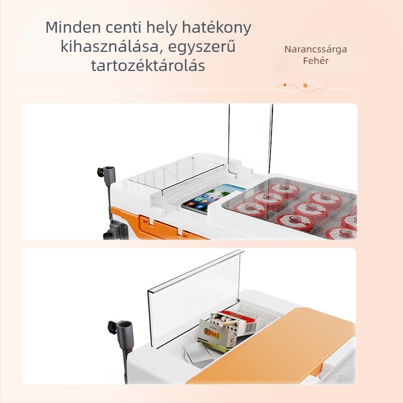 Ultra könnyű, 27 literes multifunkcionális horgászdoboz ülőkével platformos horgászathoz