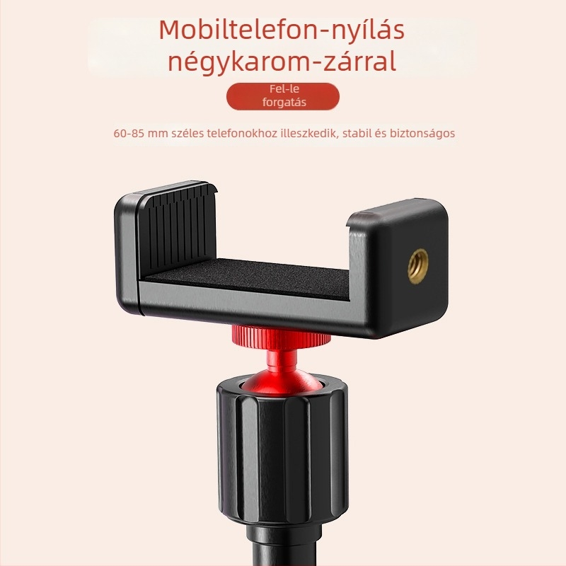 Kétfunkciós horgászláda tartó telefonos élő közvetítéshez, lámpatartó és horgászszék — éjszakai világítás tartó, univerzális kültéri kiegészítő