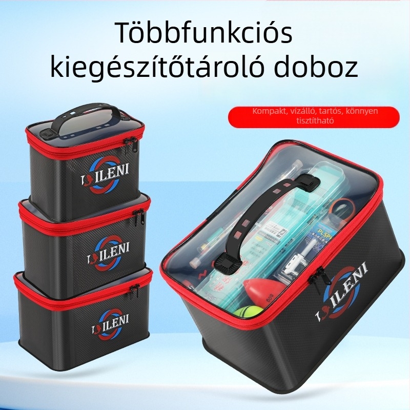 Dilone Horgász Kellékek Tároló Doboz – Felszerelés és kiegészítők tárolója, rekeszek a csalik és a horgok számára, kis csali-doboz és szerszámkészlet