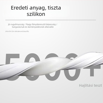 Rugalmas szilikon LED-szalag fedőlemez, beépített lineáris fénycsatornával, ívelt profilú
