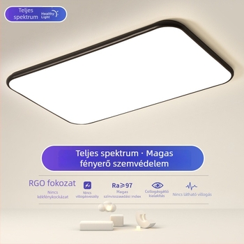 Nappali LED mennyezeti lámpa, modern minimalista dizájn, 2023-as új modell, szemvédő LED lámpa, 220V, 5–10㎡ lefedettség
