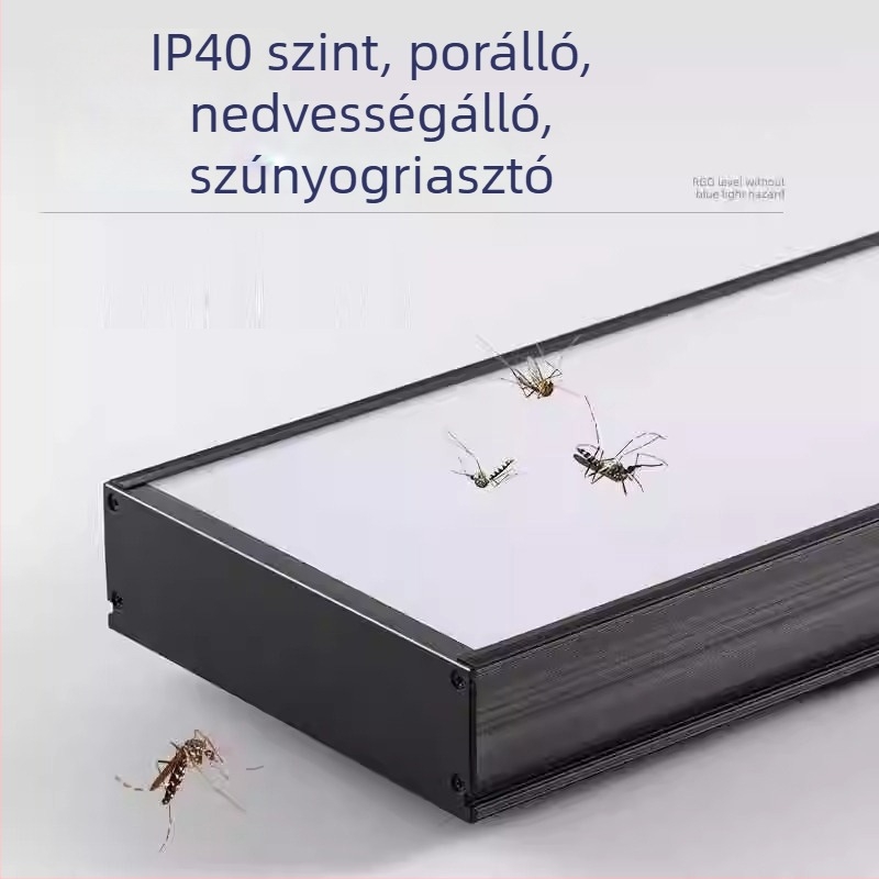 LED lineáris függesztett lámpa, négyzetes profilú, irodák és osztálytermek számára