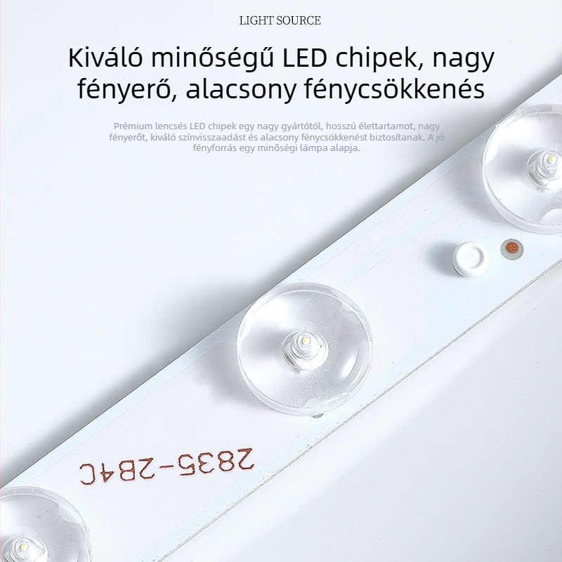 Minimalista ultra vékony LED mennyezeti lámpa háromvédelmi funkcióval, skandináv stílusban, balkonnak, folyosónak és hálószobának