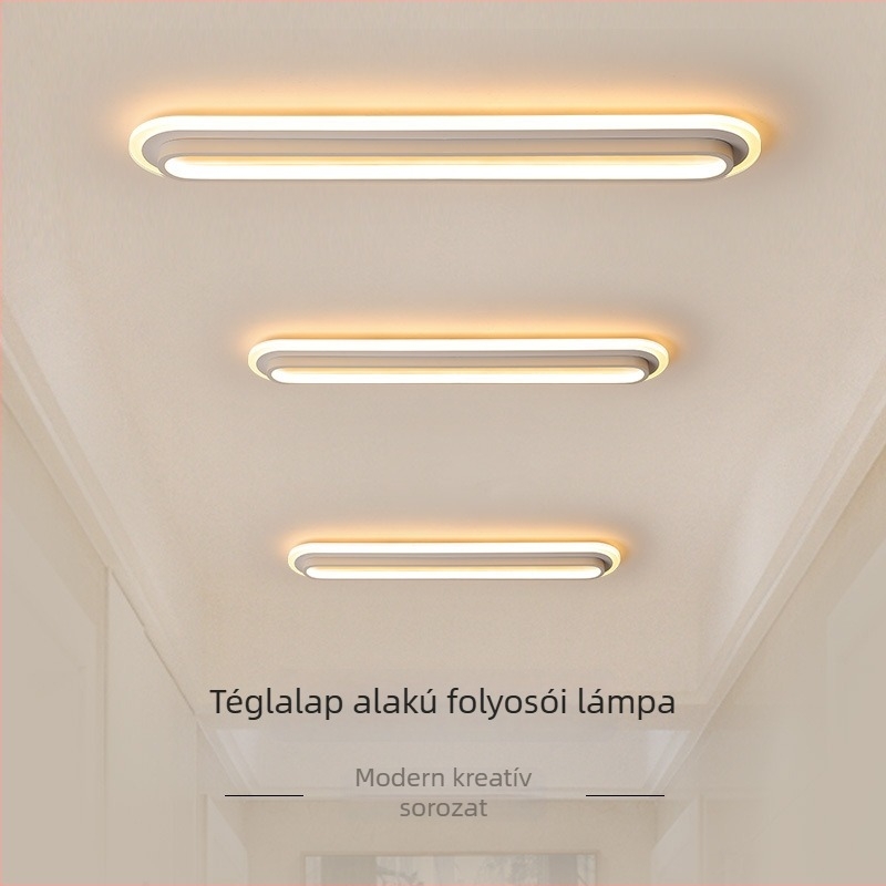 LED mennyezeti lámpa, modern minimalist stílus, folyosóhoz, előszobába és erkélyre