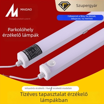 1.2 m LED nappali lámpa parkolókhoz mikrohullámú szenzorral