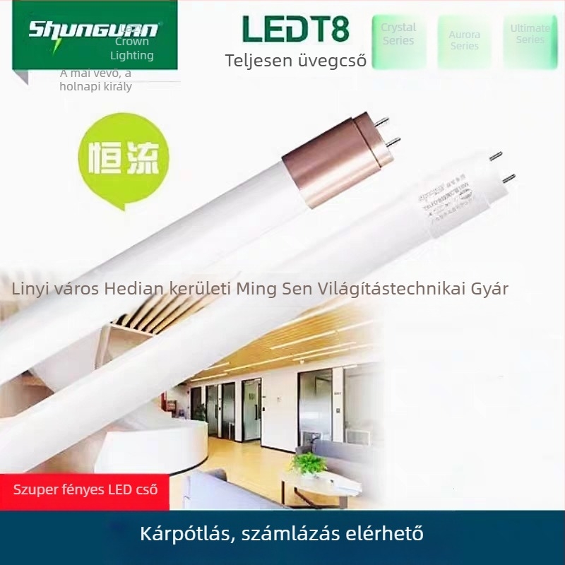 1,2 m T8 LED üveg fénycső, energiatakarékos, 20–30 W