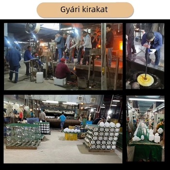 Tejfehér üveg lámpabura, gömb alakú, sík perem, savanyított mosott felülettel, asztali lámpához, állólámpához és csillárhoz.