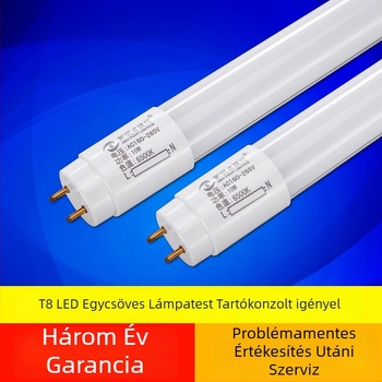 LED T8 cső, egy- és kétoldali táplálás, hosszú fénycső 1,2 m, 18W, 20W, 36W, 40W