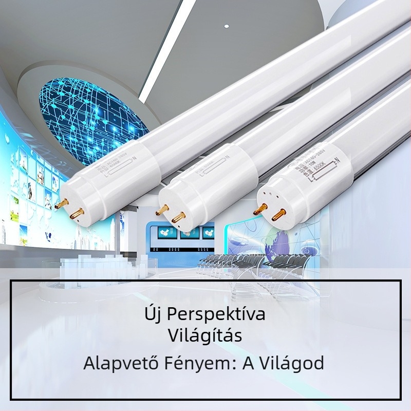 LED T8 cső, egy- és kétoldali táplálás, hosszú fénycső 1,2 m, 18W, 20W, 36W, 40W