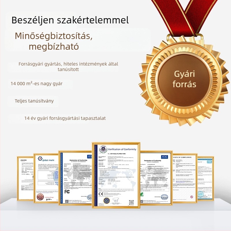 LED T5 hatszögletű integrált lámpa DIY összeállításhoz, fehér fény, kereskedelmi használat