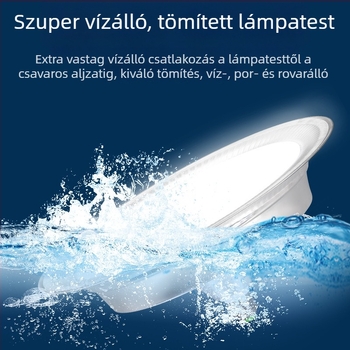 E27 LED ipari és bányászati lámpa, 5000 lm, 220V, alumínium ház, CRI 80–90, beltéri használatra gyárakhoz és raktárakhoz