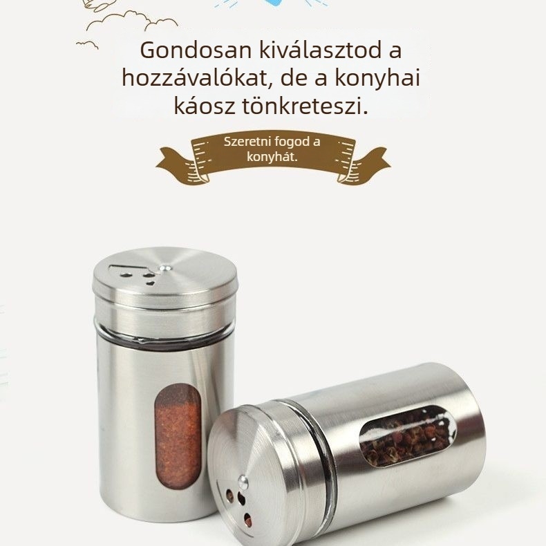 Forgófedelű fűszertartó üveg grillsütőhöz